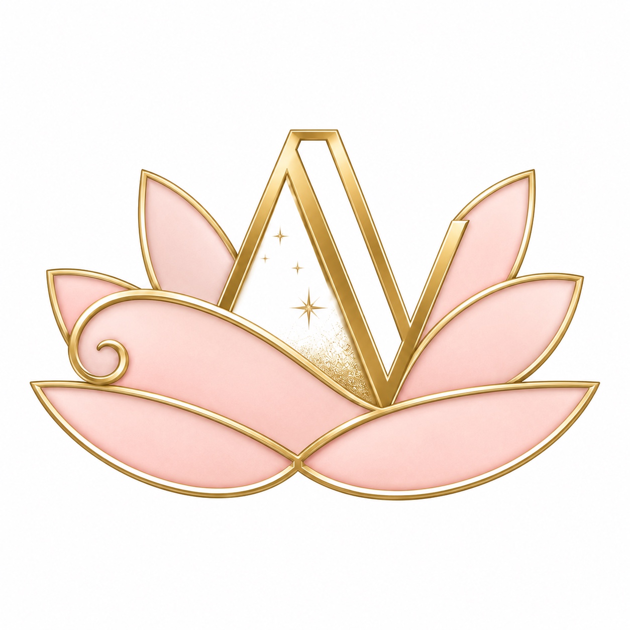 ALLURED VIRTUE lotus logo